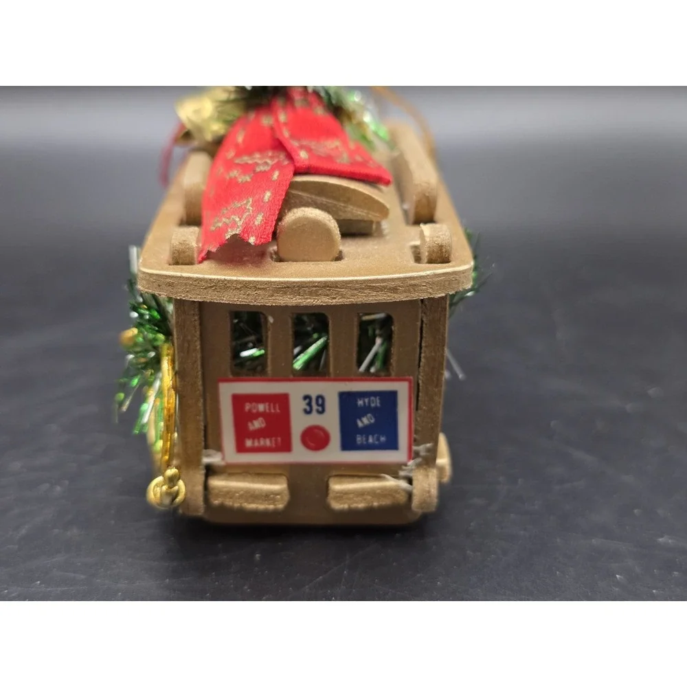 San Francisco Powell & Hyde St. Cable Trolley Car Christmas Ornament